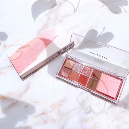 ミックスブラーリングアイパレット/wakemake/マルチパレットを使ったクチコミ(2枚目)