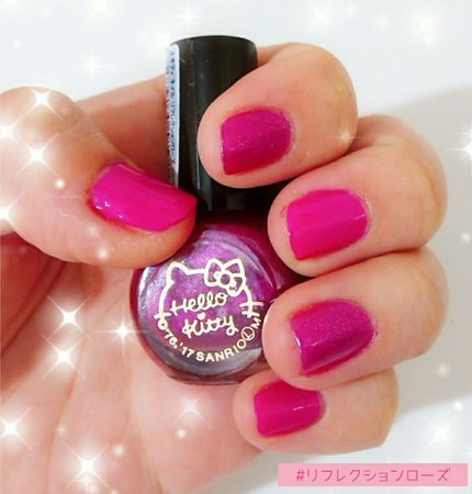 サンリオネイル/DAISO/マニキュアを使ったクチコミ(2枚目)