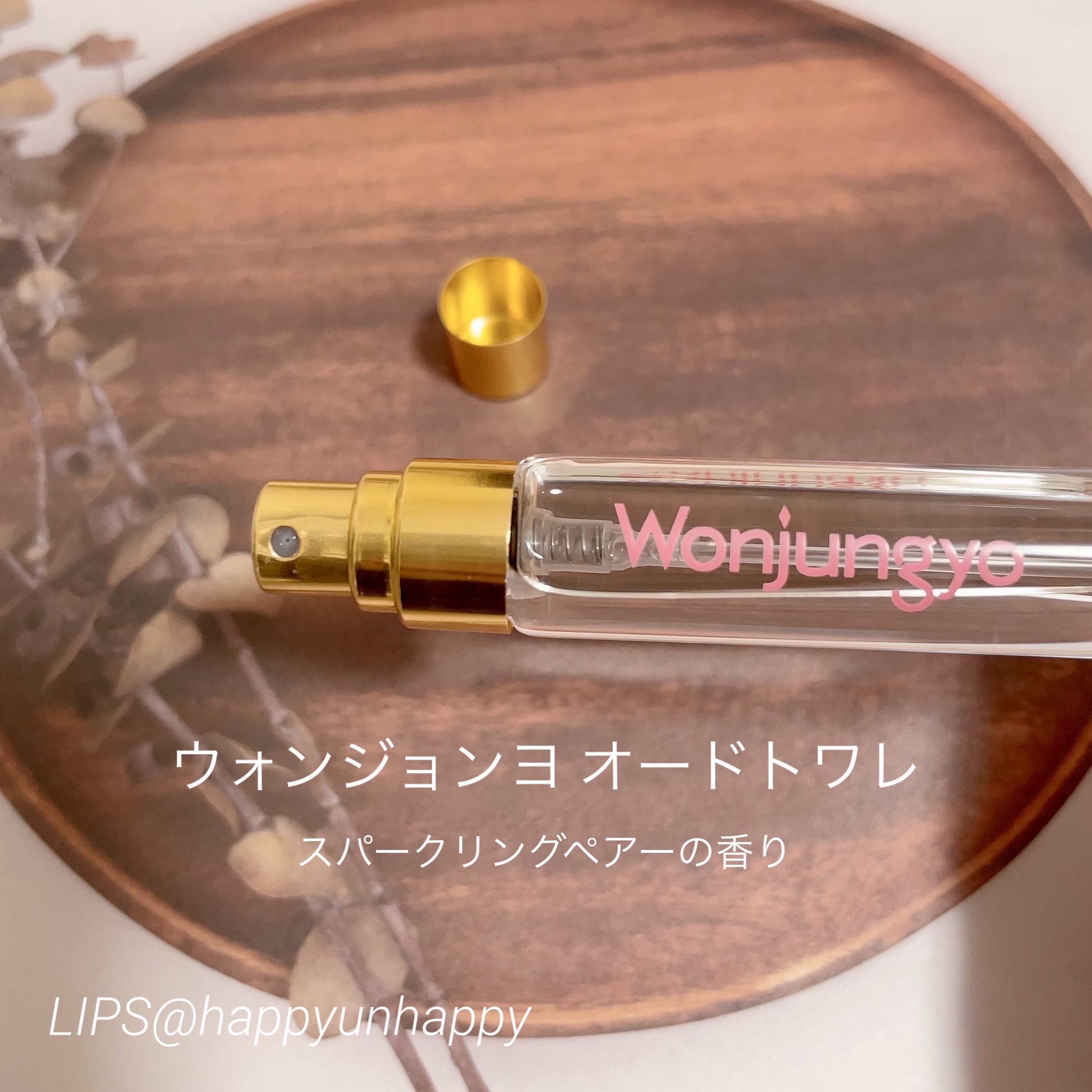 ◆商品◆
ウォンジョンヨ　オードトワレ

【2/1限定発売】スパークリングペアーの香り



♡･･*･･♡･･*･･♡･･*･･♡･･*･･♡



◆どんな商品？◆

※パッケージ周りのテキスト収集
※自分に関係がありそうなところのみピ