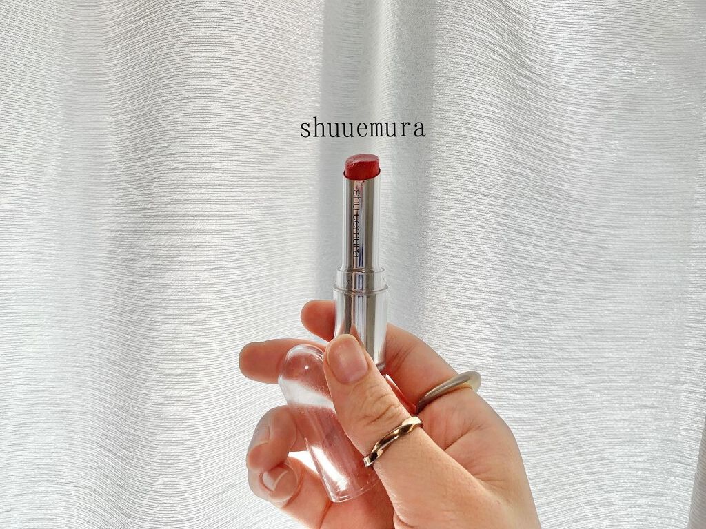 ルージュ アンリミテッド RD 160/shu uemura/口紅を使ったクチコミ（1枚目）