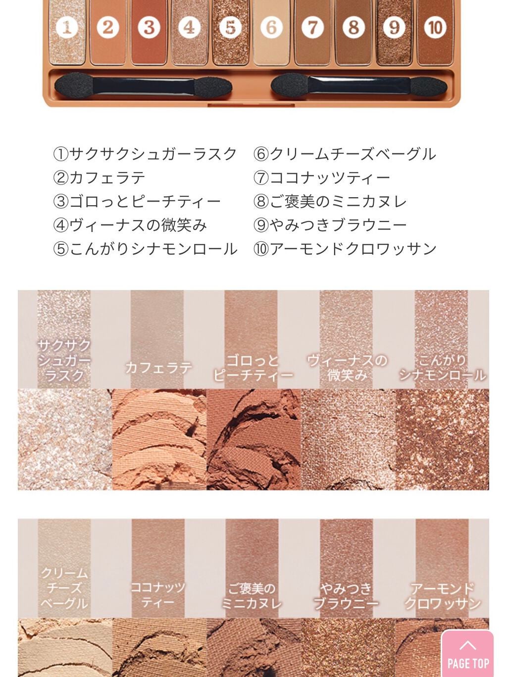 プレイカラー アイシャドウ/ETUDE/アイシャドウパレットを使ったクチコミ(2枚目)