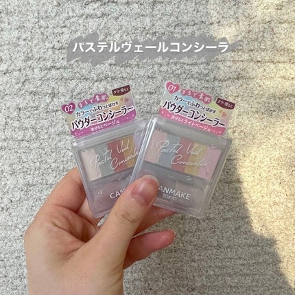 パステルヴェールコンシーラー/キャンメイク/パレットコンシーラーを使ったクチコミ(1枚目)