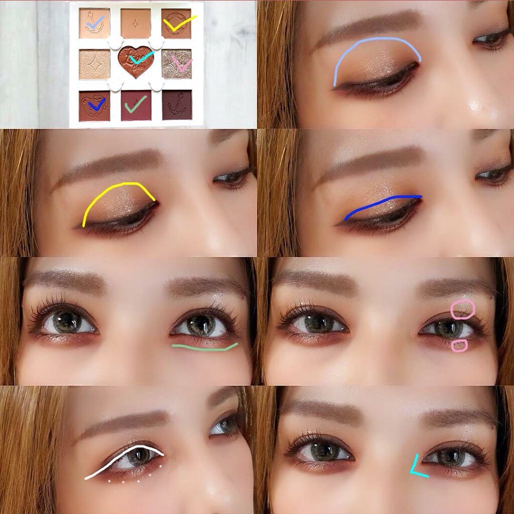 Love Bear 9色 アイシャドウパレット/FlowerKnows/アイシャドウパレットを使ったクチコミ（3枚目）