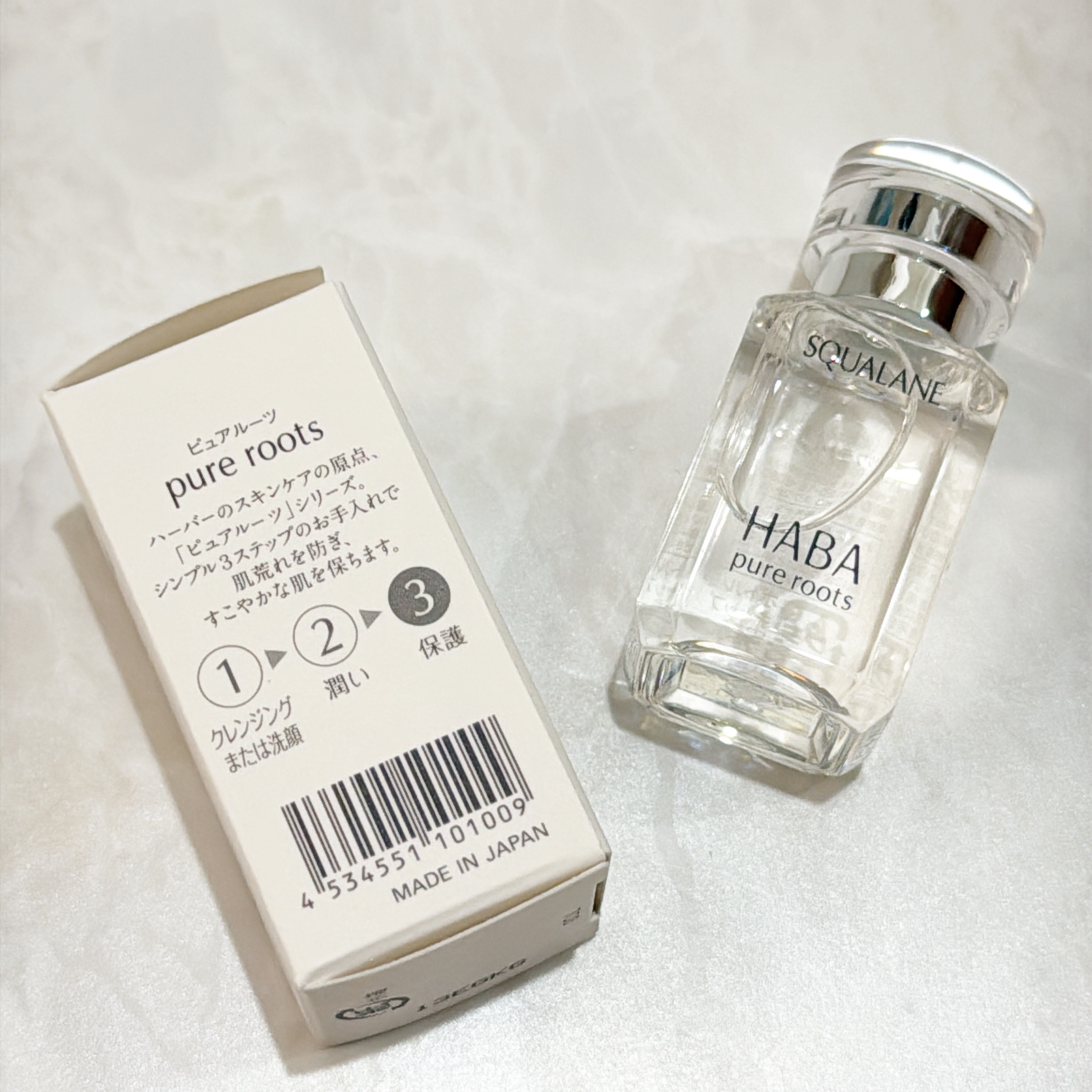 高品位「スクワラン」/HABA/フェイスオイルを使ったクチコミ（3枚目）