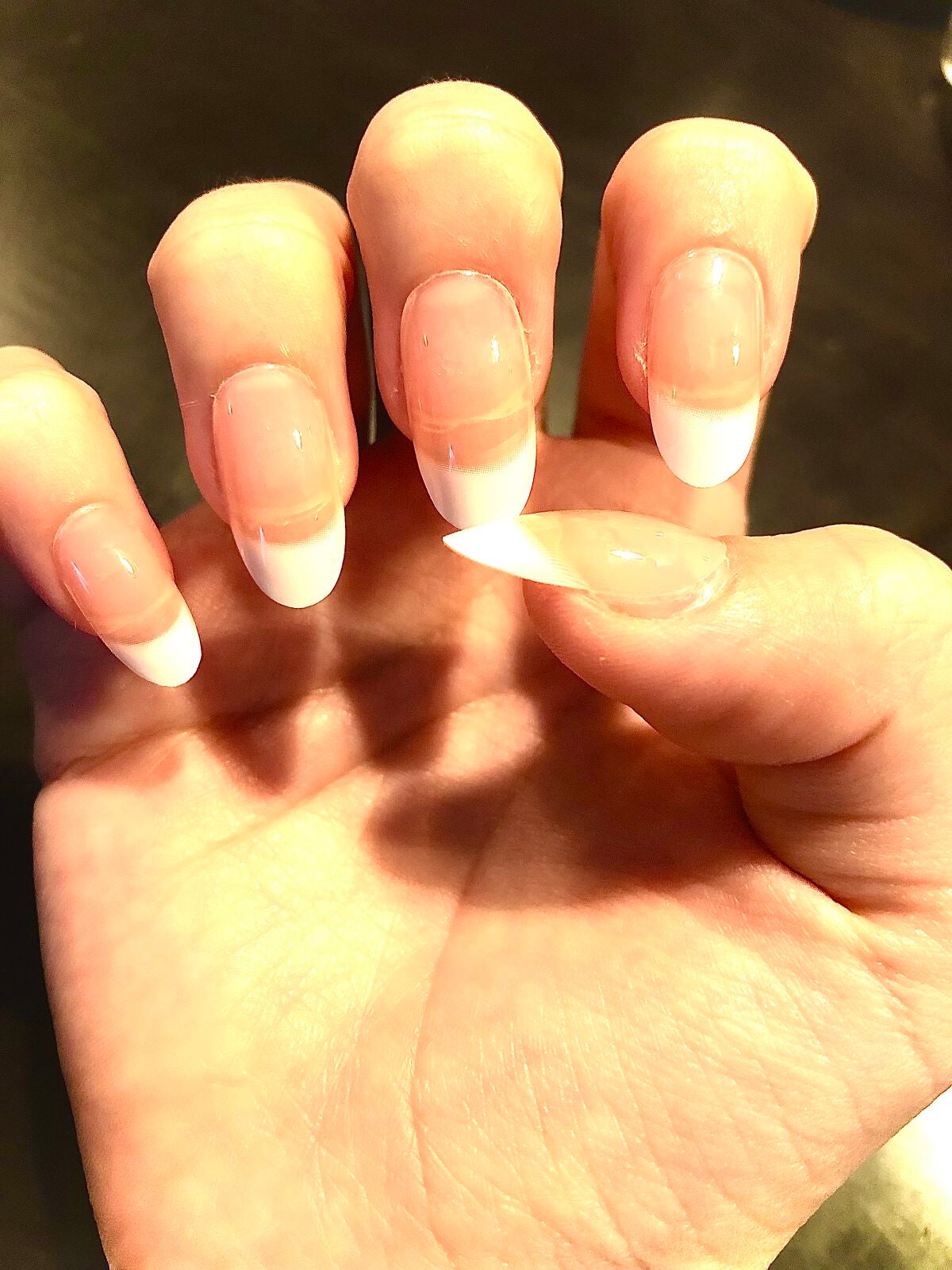 かずのこ❤️🐊 on LIPS 「今日のネイルチップ!楽天で買いました✌️買う時は、中身が汚い時..」(1枚目)