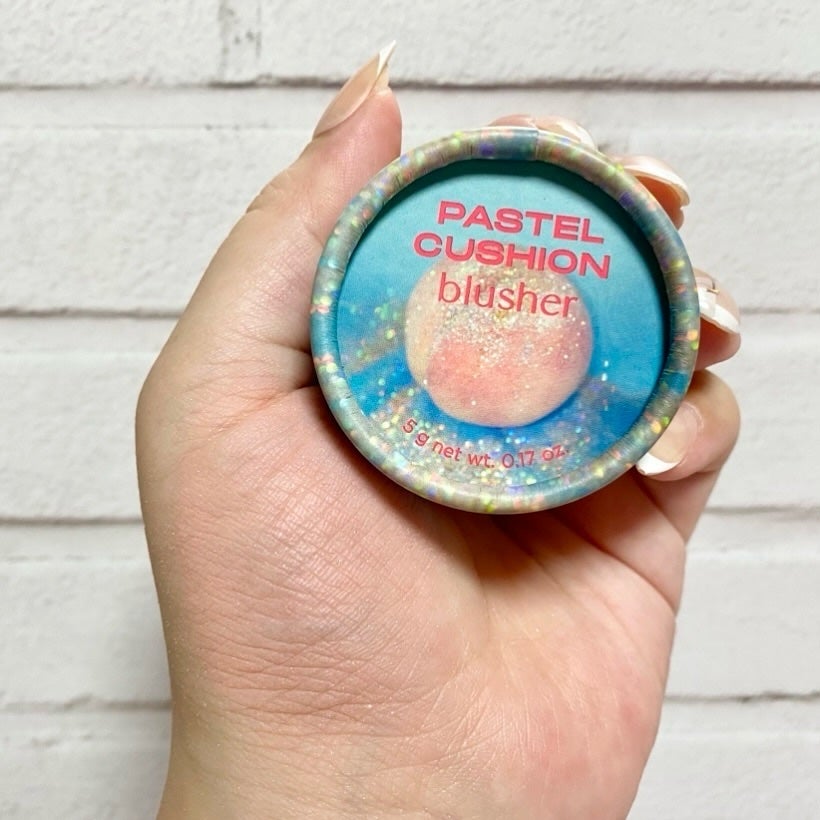 パステルクッションブラッシャー/THE FACE SHOP/パウダーチークを使ったクチコミ(3枚目)