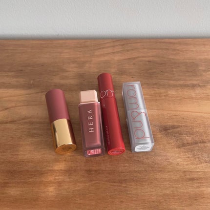 ジューシーラスティングティント/rom&nd/リップティントを使ったクチコミ(5枚目)