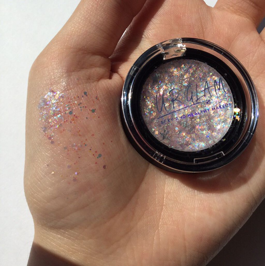 URGLAM　GLITTER GEM クリアパープル/U R GLAM/ジェル・クリームチークを使ったクチコミ（2枚目）