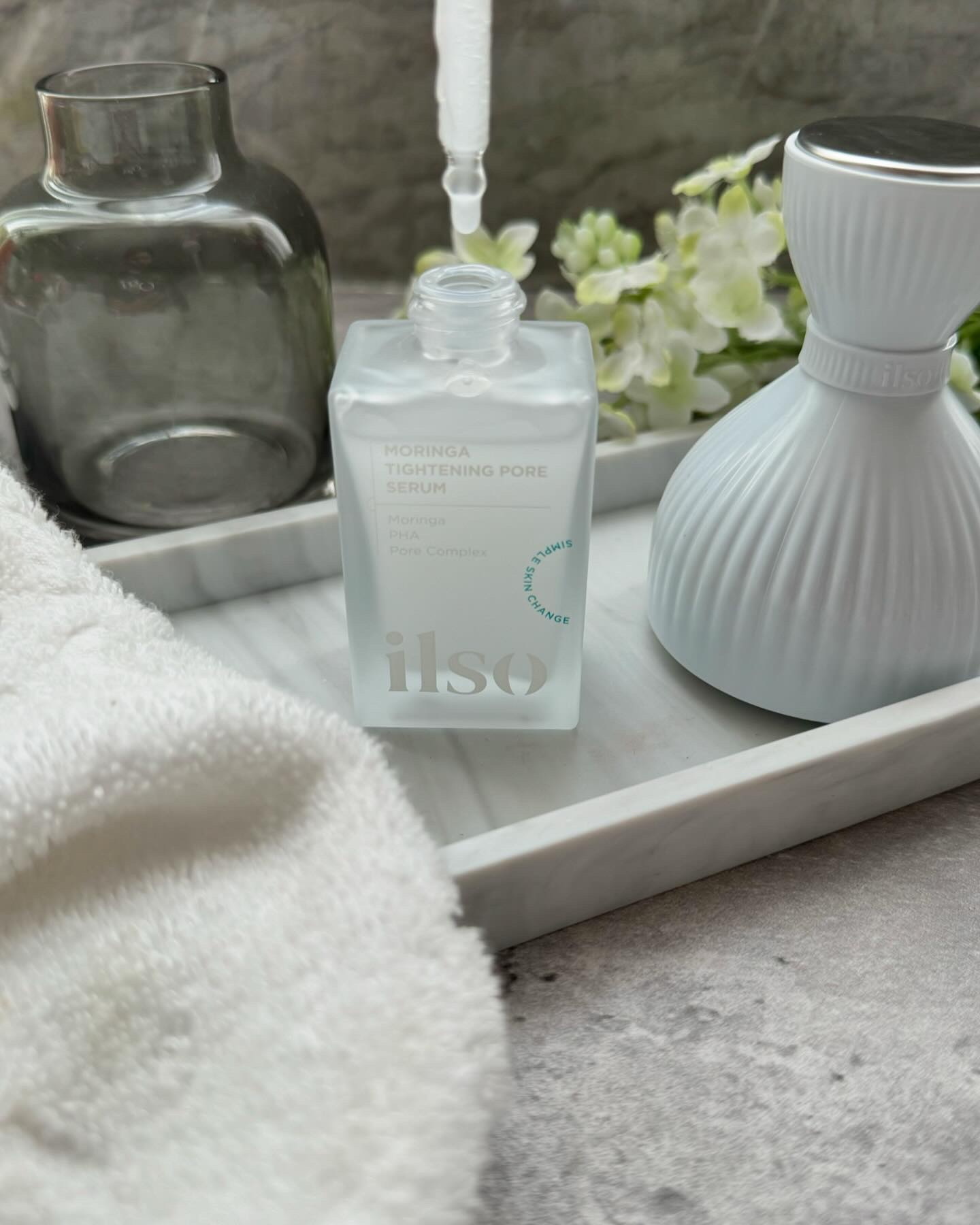 モリンガタイトニングポアセラム/ilso/美容液を使ったクチコミ（3枚目）