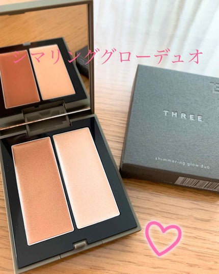 THREE シマリング グロー デュオ/THREE/クリームハイライトを使ったクチコミ(1枚目)