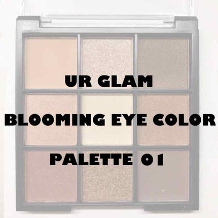 UR GLAM BLOOMING EYE COLOR PALETTE/U R GLAM/アイシャドウパレットを使ったクチコミ(1枚目)