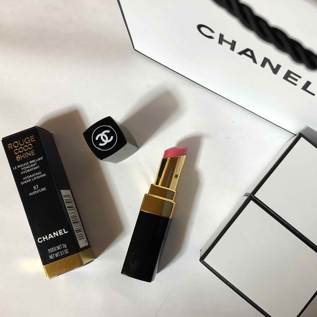 ルージュ ココ シャイン/CHANEL/口紅を使ったクチコミ(1枚目)