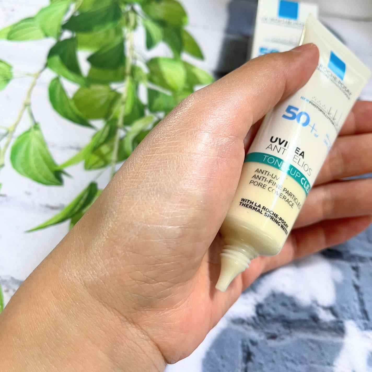 UVイデア XL プロテクショントーンアップ ローズ/ラ ロッシュ ポゼ/日焼け止めクリームを使ったクチコミ(9枚目)
