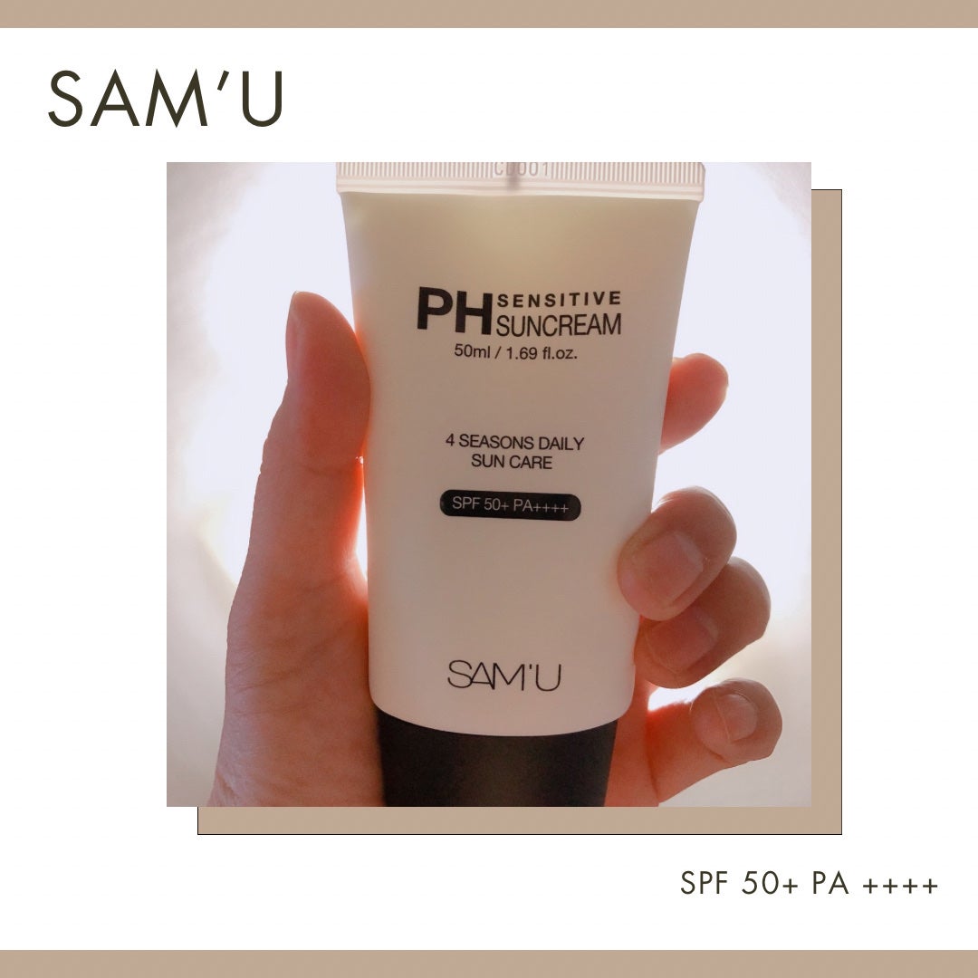 サミュ PHセンシティブサンクリーム/SAM'U/日焼け止めクリームを使ったクチコミ(1枚目)