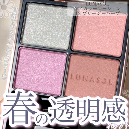 アイカラーレーション/LUNASOL/アイシャドウパレットを使ったクチコミ(1枚目)