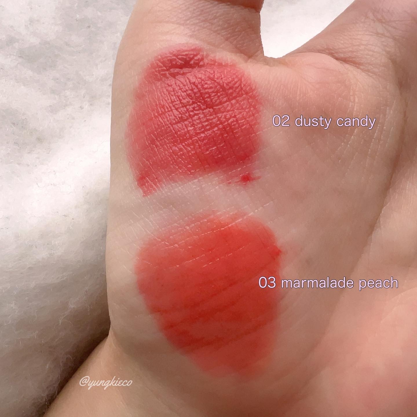 チューインガムベルベットティント/KIRSH(キルシー)/リップティントを使ったクチコミ（3枚目）