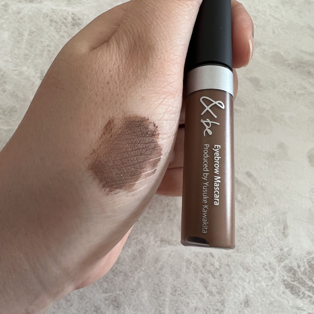 &be アイブロウマスカラ モーブブラウン/＆be/眉マスカラを使ったクチコミ（3枚目）