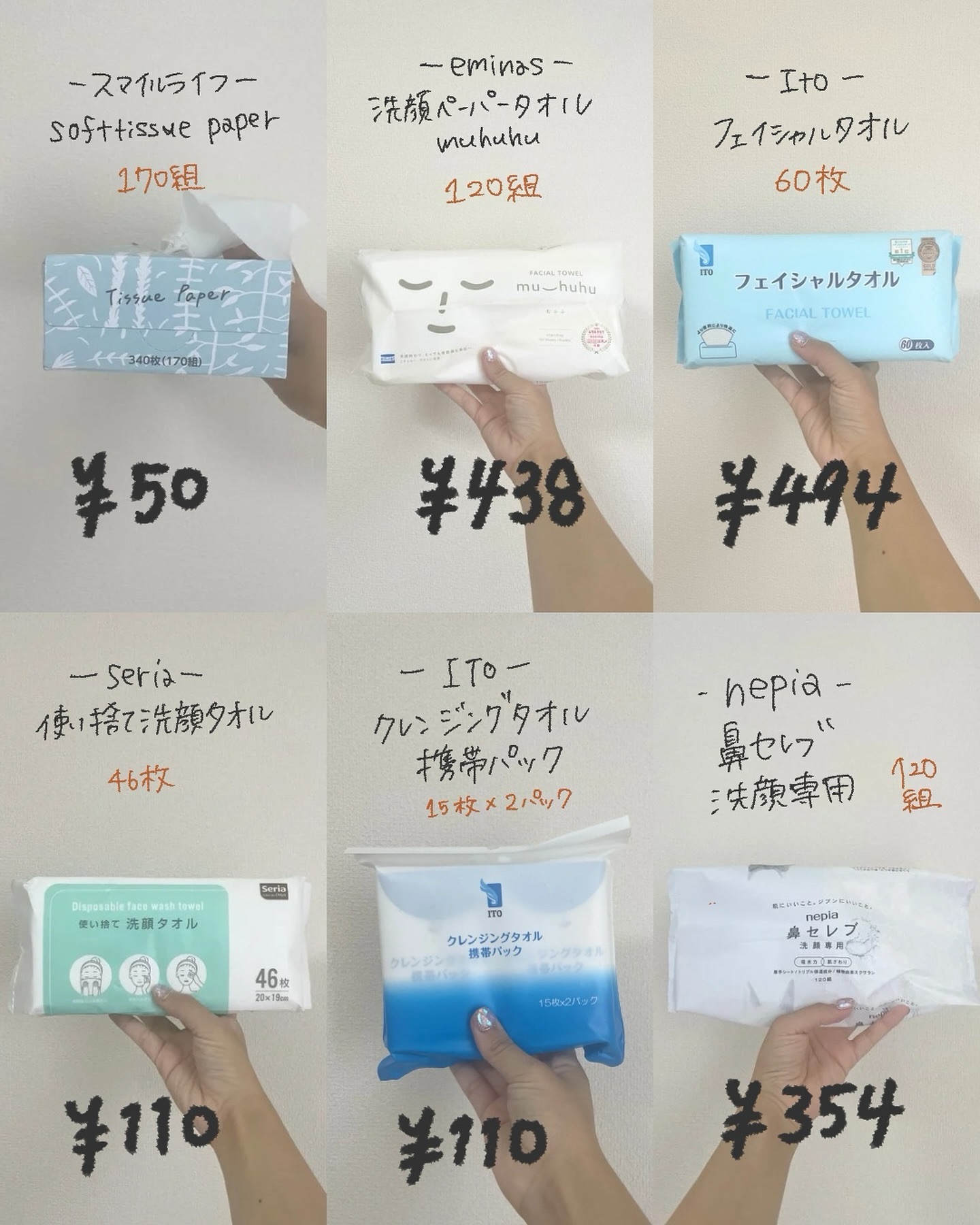 フェイシャルタオル むふふ/eminas/その他スキンケアグッズを使ったクチコミ（2枚目）