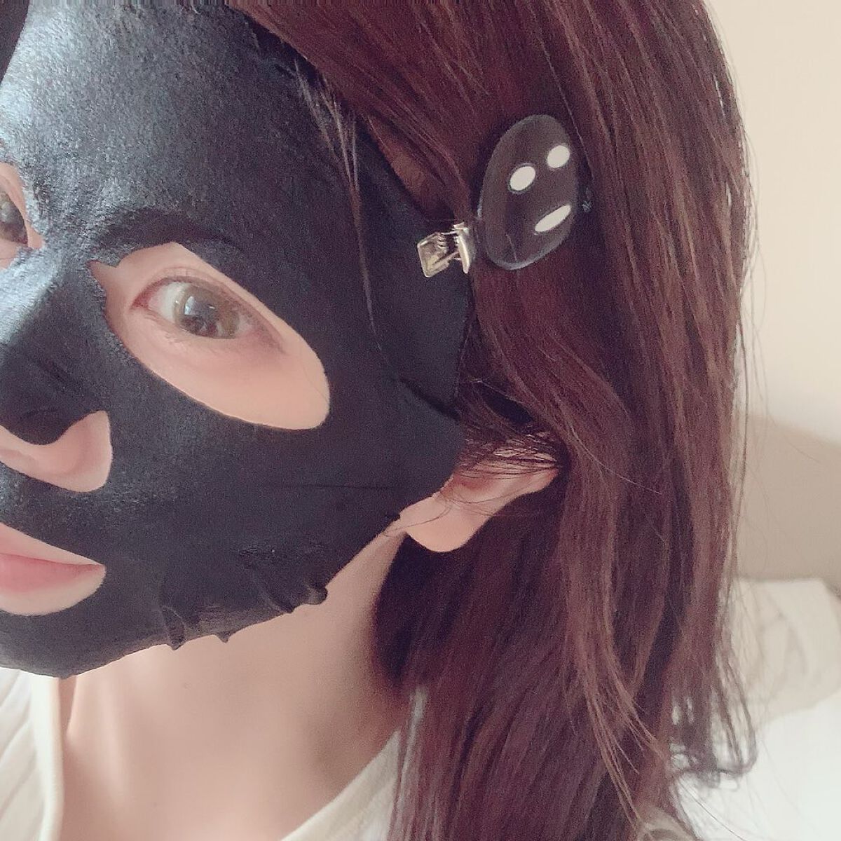 ピュアブラック アクアモイスチャー シートマスク/ALFACE+/シートマスク・パックを使ったクチコミ(3枚目)