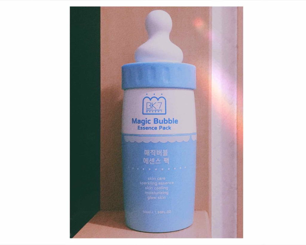 マジックバブルエッセンスパック(ブルー)/BAKER7/洗い流すパック・マスクを使ったクチコミ(2枚目)