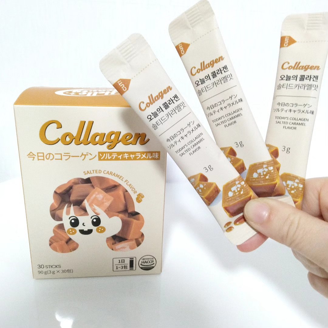 今日のコラーゲン ソルティキャラメル味/Hello Beauty/美容サプリメントを使ったクチコミ（3枚目）