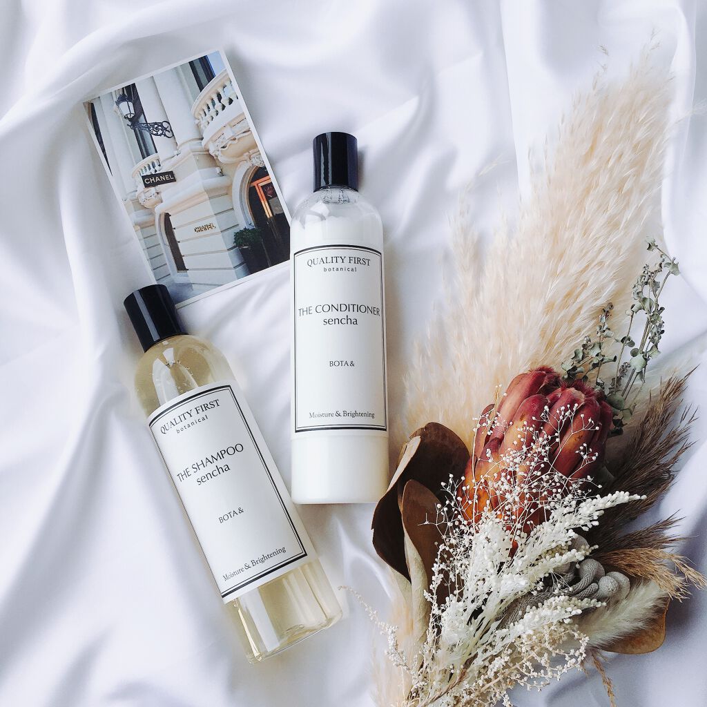 ボタアンド ザ シャンプー <sencha>/クオリティファースト/市販シャンプーを使ったクチコミ（1枚目）