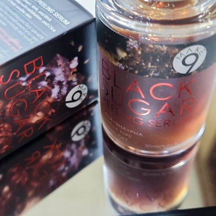 ブラックシュガーピーリングセラム/MAKE9/美容液を使ったクチコミ(1枚目)