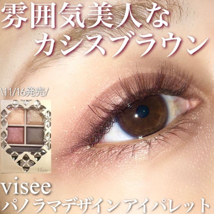 パノラマデザイン アイパレット/Visée/アイシャドウパレットを使ったクチコミ(1枚目)