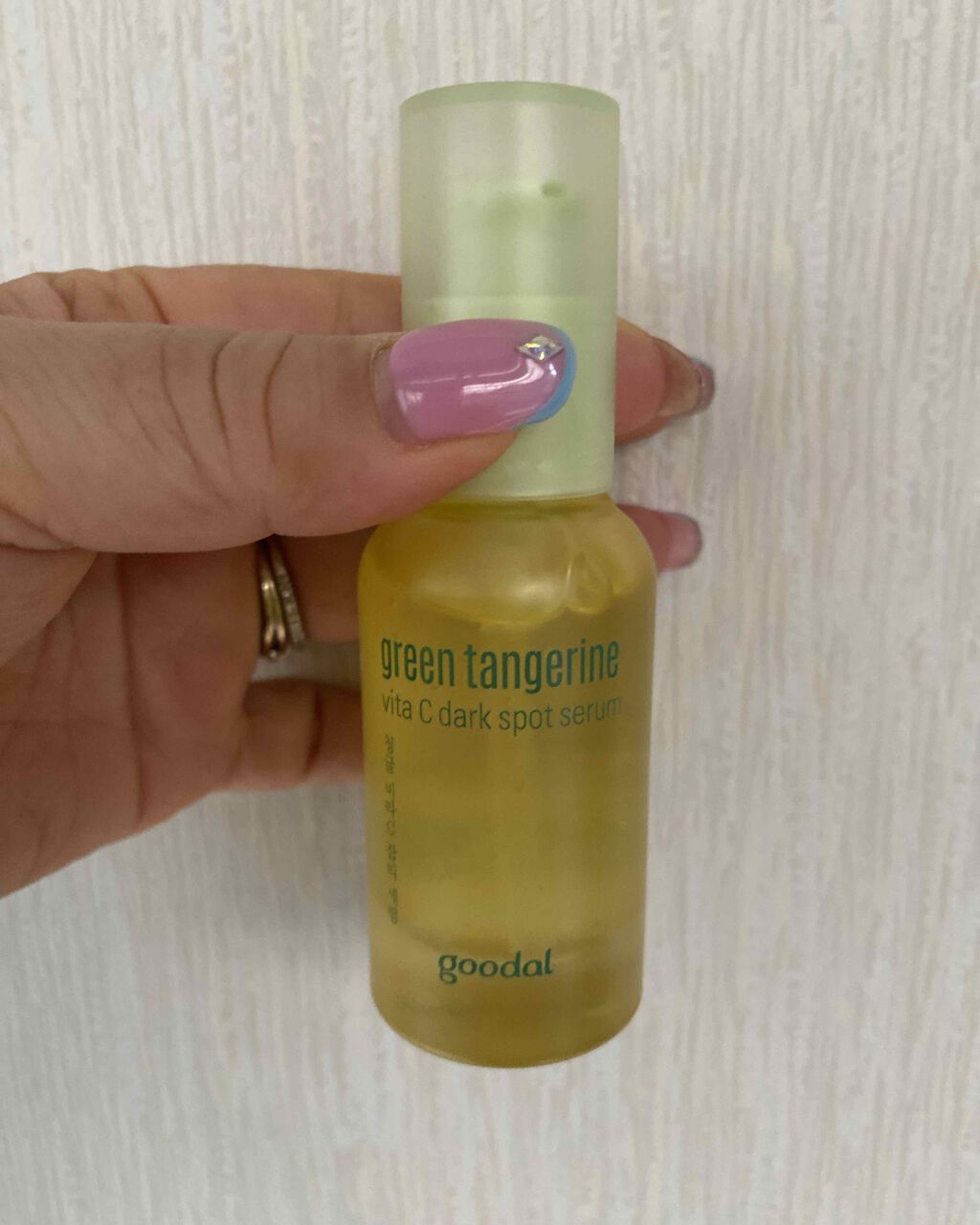 グリーンタンジェリン ビタC ダークスポットケアセラム/goodal/美容液を使ったクチコミ(1枚目)