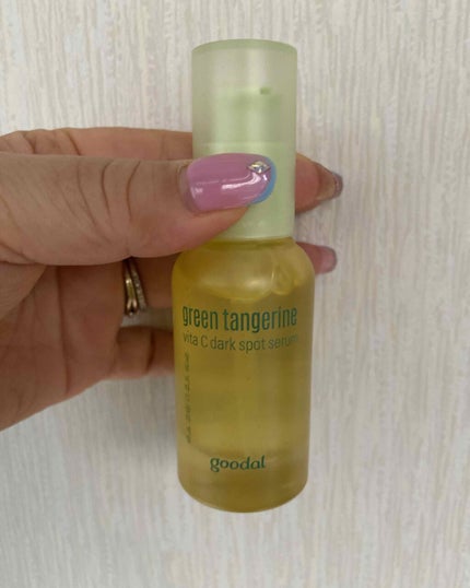 グリーンタンジェリン ビタC ダークスポットケアセラム/goodal/美容液を使ったクチコミ(1枚目)