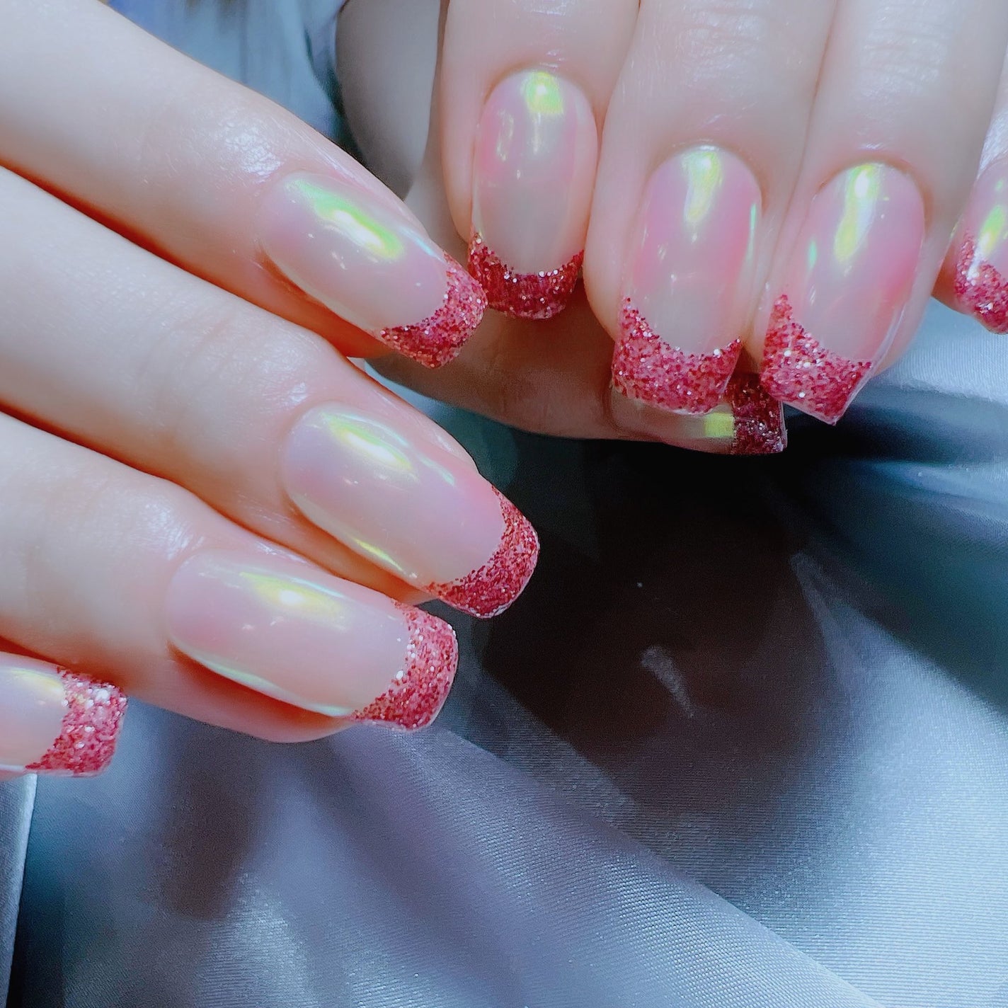 なかやまちえこ on LIPS 「フレンチネイルまとめ💅#ネイルデザイン#フレンチネイル..」(4枚目)