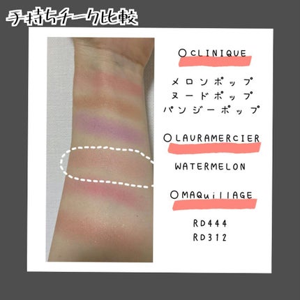 ブラッシュ カラー インフュージョン/ローラ メルシエ/パウダーチークを使ったクチコミ(3枚目)