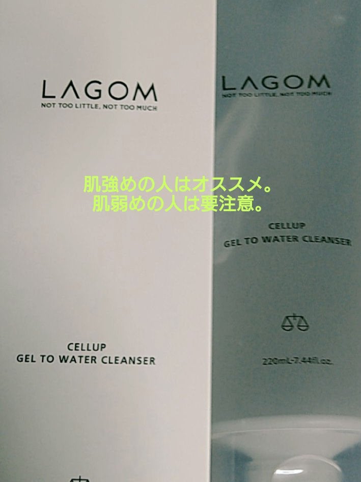 ラゴム ジェルトゥウォーター クレンザー(朝用洗顔)/LAGOM /その他洗顔料を使ったクチコミ(1枚目)