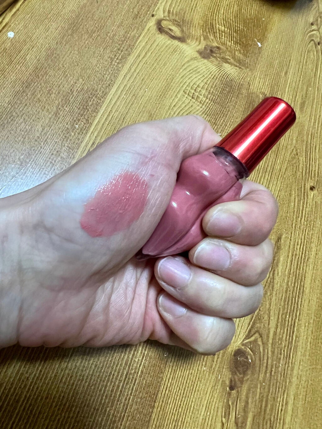 メルティーリップ ベルベットルージュ/プランプピンク/リップケアを使ったクチコミ(4枚目)