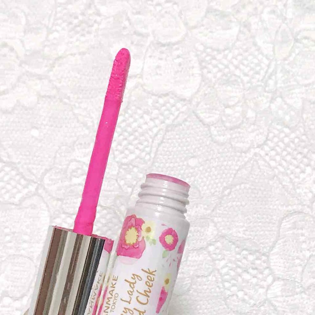 ジューシーレディリキッドチーク/キャンメイク/リキッドチークを使ったクチコミ（2枚目）