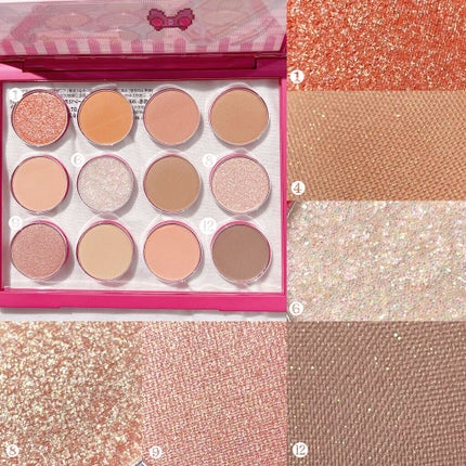 ZEESEA ピクセルシリーズ ベンディングマシーン12カラーアイシャドウパレット/ZEESEA/アイシャドウパレットを使ったクチコミ(5枚目)