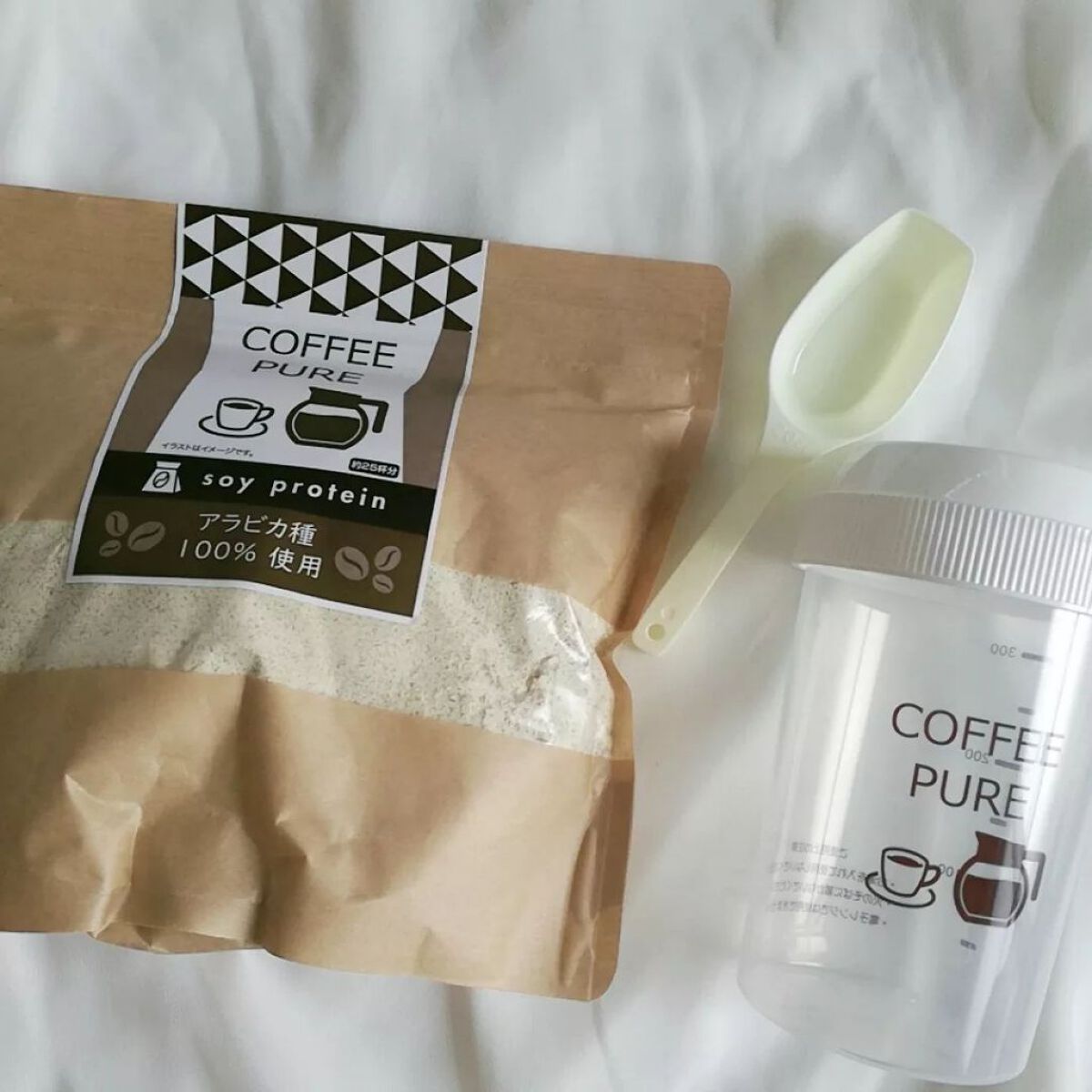 COFFEE PURE（ソイプロテイン）/ピュアパートナー/ソイプロテインを使ったクチコミ（2枚目）