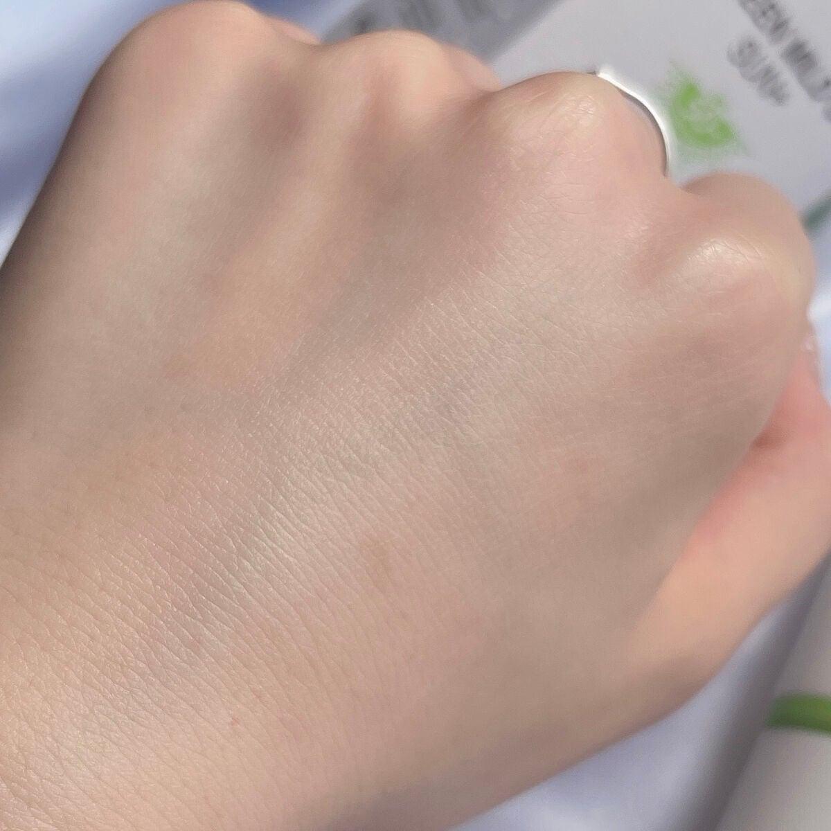 グリーンマイルドアップサンプラス/Dr.G/日焼け止めクリームを使ったクチコミ(7枚目)