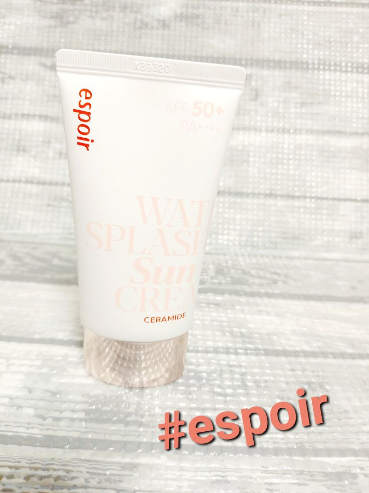 ウォータースプラッシュサンクリーム セラミド/espoir/日焼け止めクリームを使ったクチコミ(1枚目)