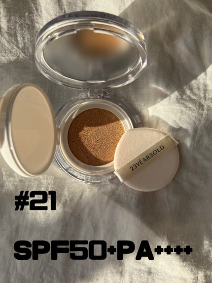 ハートリーフシーンカバークッション/23years old/クッションファンデーションを使ったクチコミ(2枚目)