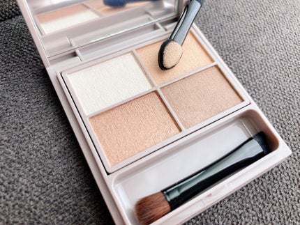 デザイニングアイカラー 01 ナチュラルブラウン/rafuna/アイシャドウパレットを使ったクチコミ(2枚目)