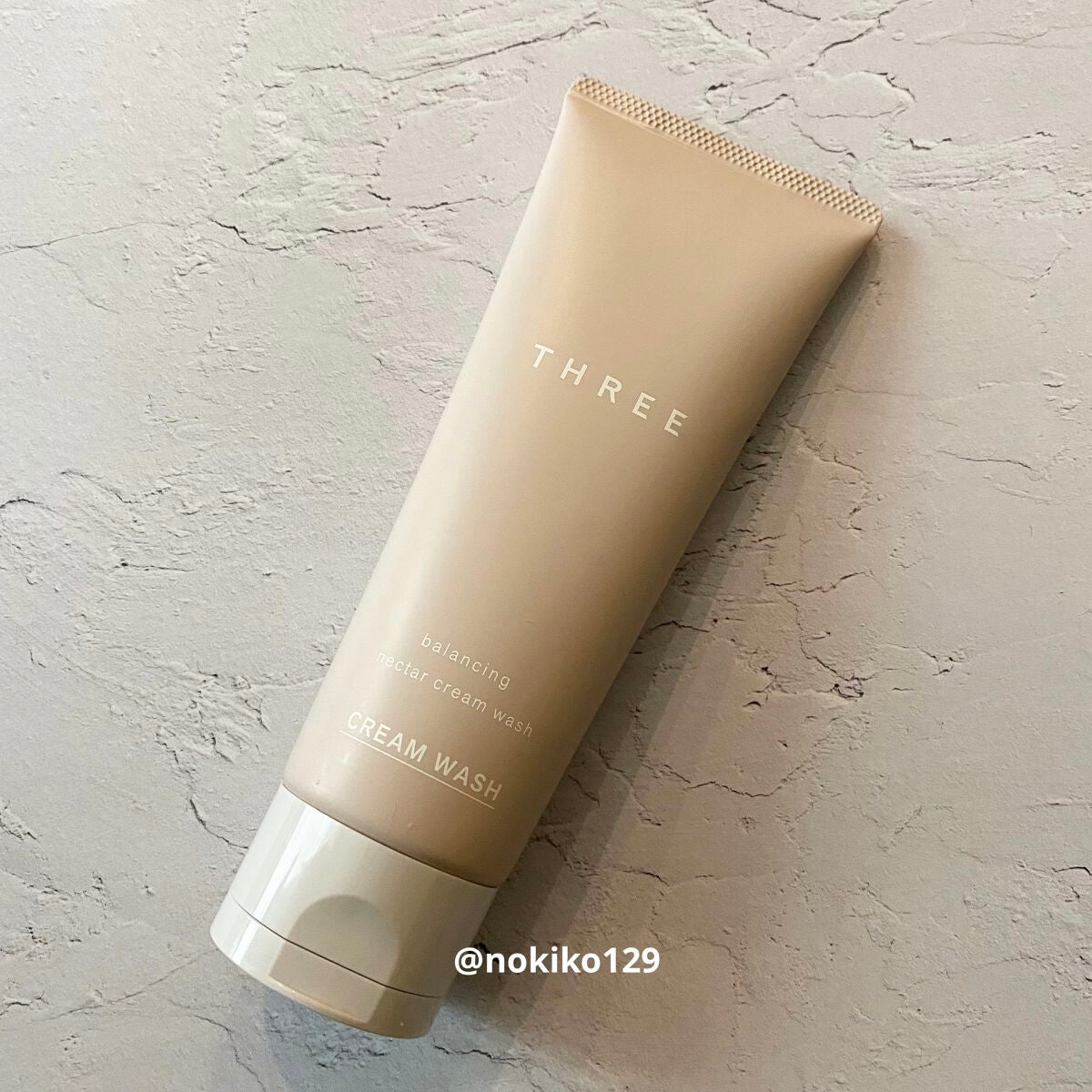 バランシングネクター クリーム ウォッシュ/THREE/洗顔フォームを使ったクチコミ(1枚目)