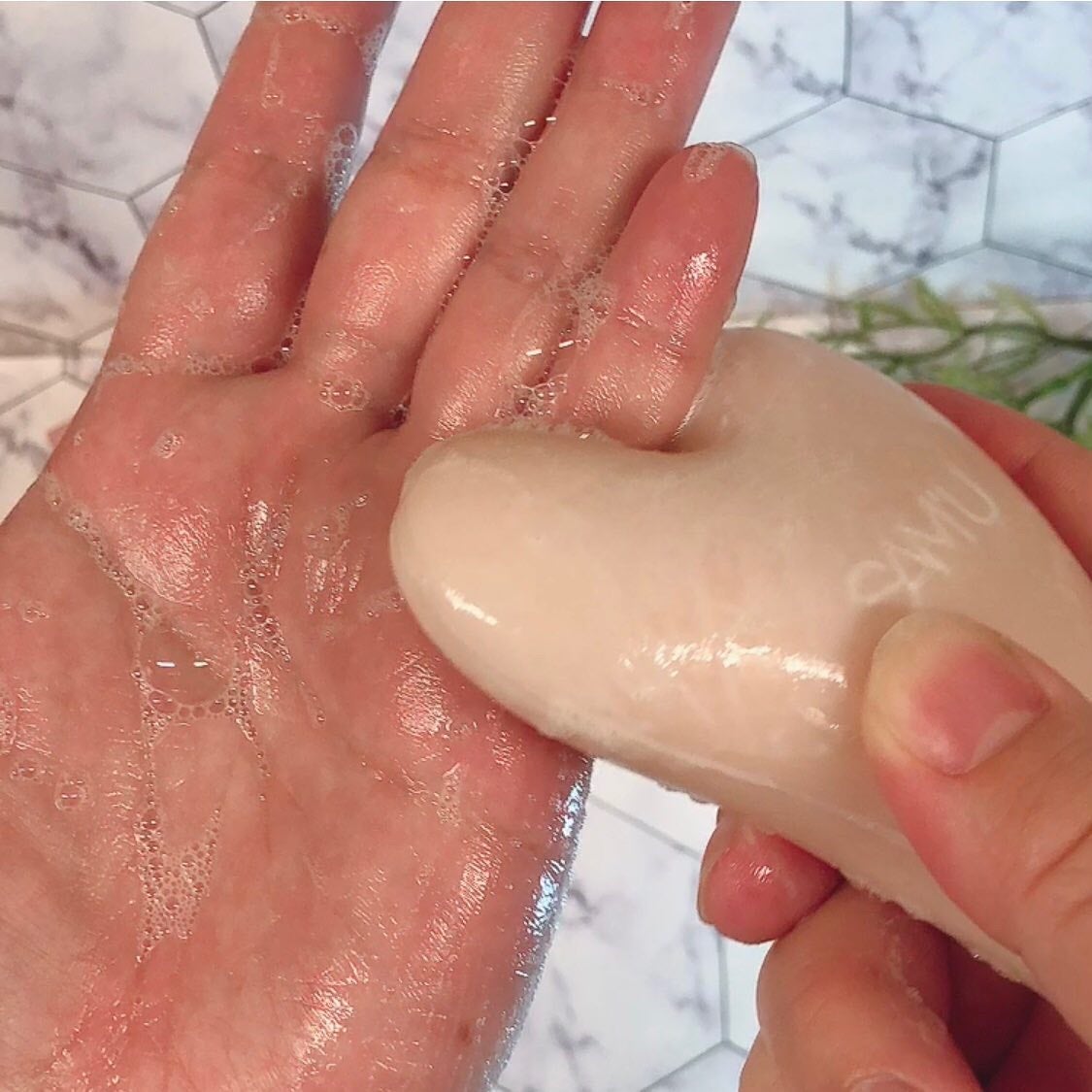 PHセンシティブクレンジングカッサバー/SAM'U/その他洗顔料を使ったクチコミ(4枚目)