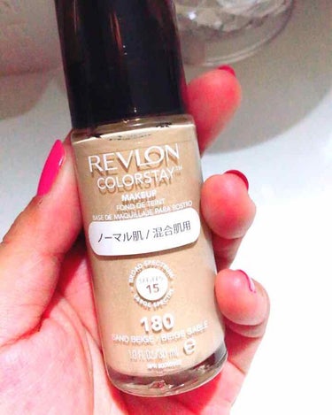 カラーステイ メイクアップ/REVLON/リキッドファンデーションを使ったクチコミ（1枚目）