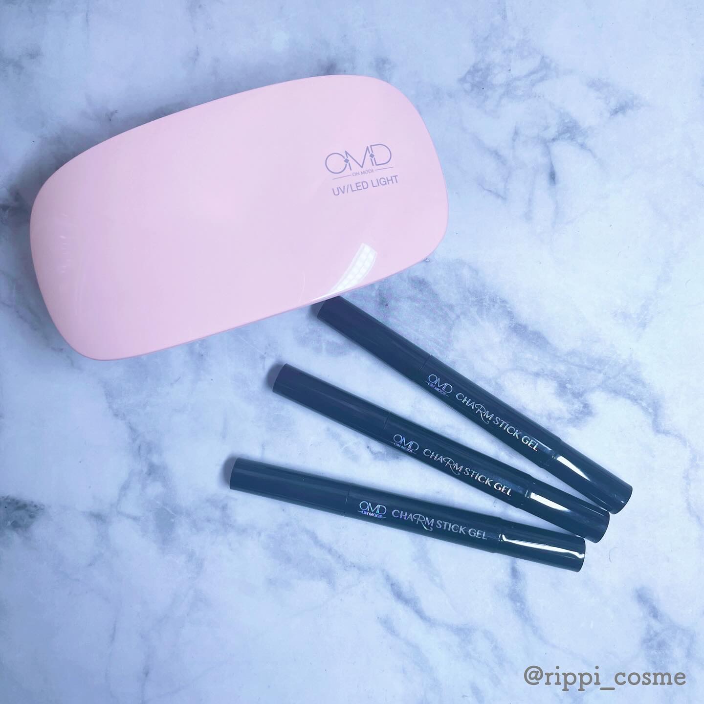 チャームスティックジェル S-3 トゥインクルラベンダー/OMD/オールインワンネイルを使ったクチコミ（3枚目）