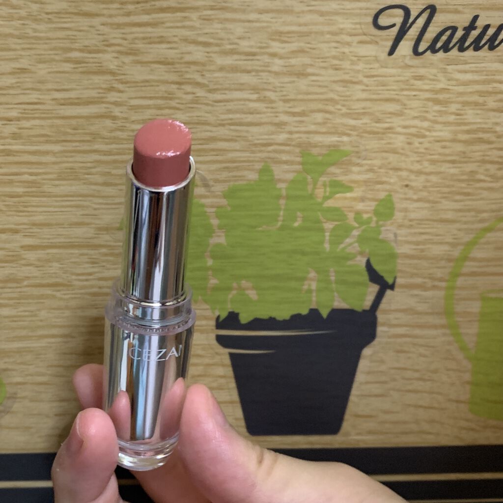 ラスティンググロスリップ/CEZANNE/口紅を使ったクチコミ（1枚目）