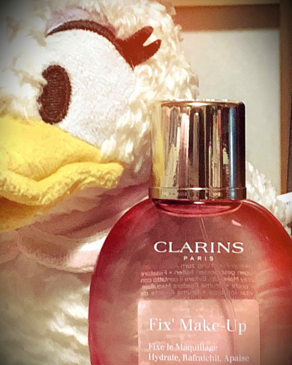 フィックス メイクアップ/CLARINS/ミスト状化粧水を使ったクチコミ（1枚目）