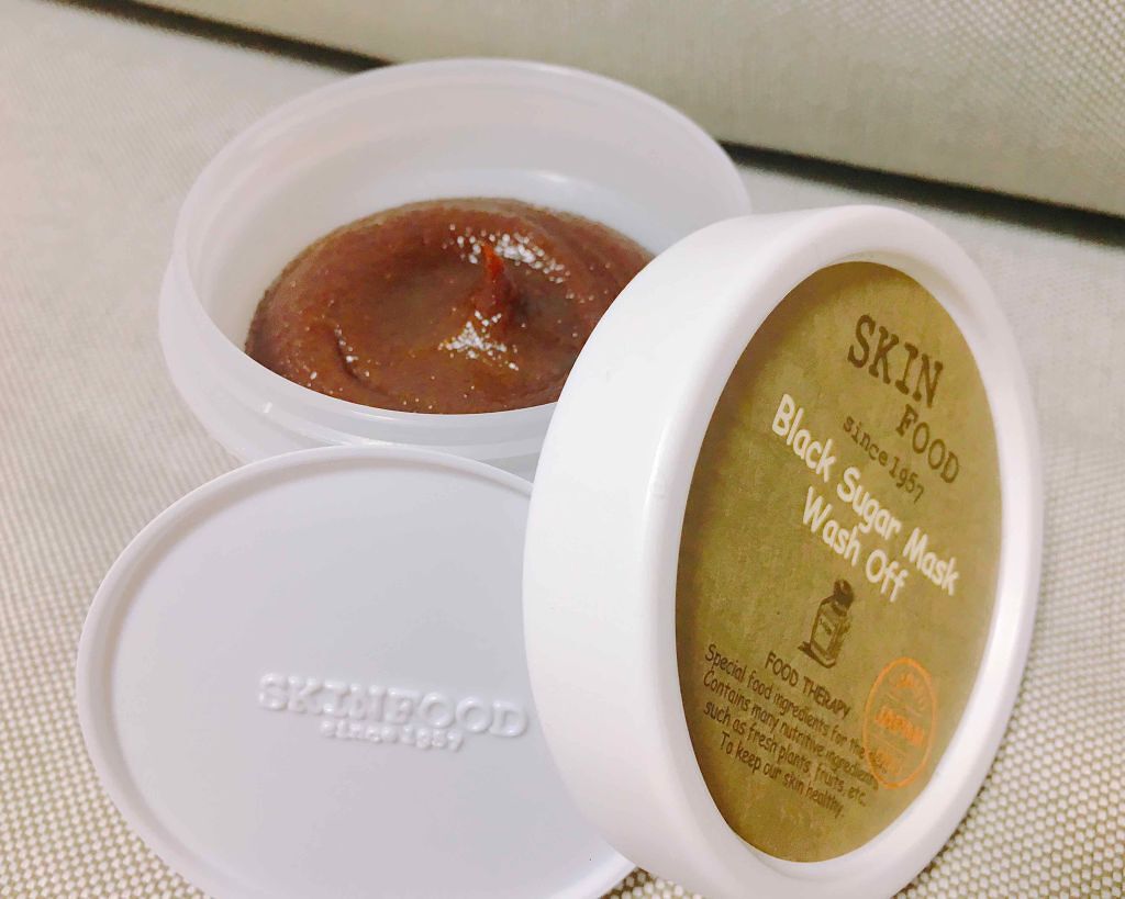 ブラックシュガーマスク ウォッシュオフ/SKINFOOD/洗い流すパック・マスクを使ったクチコミ(3枚目)