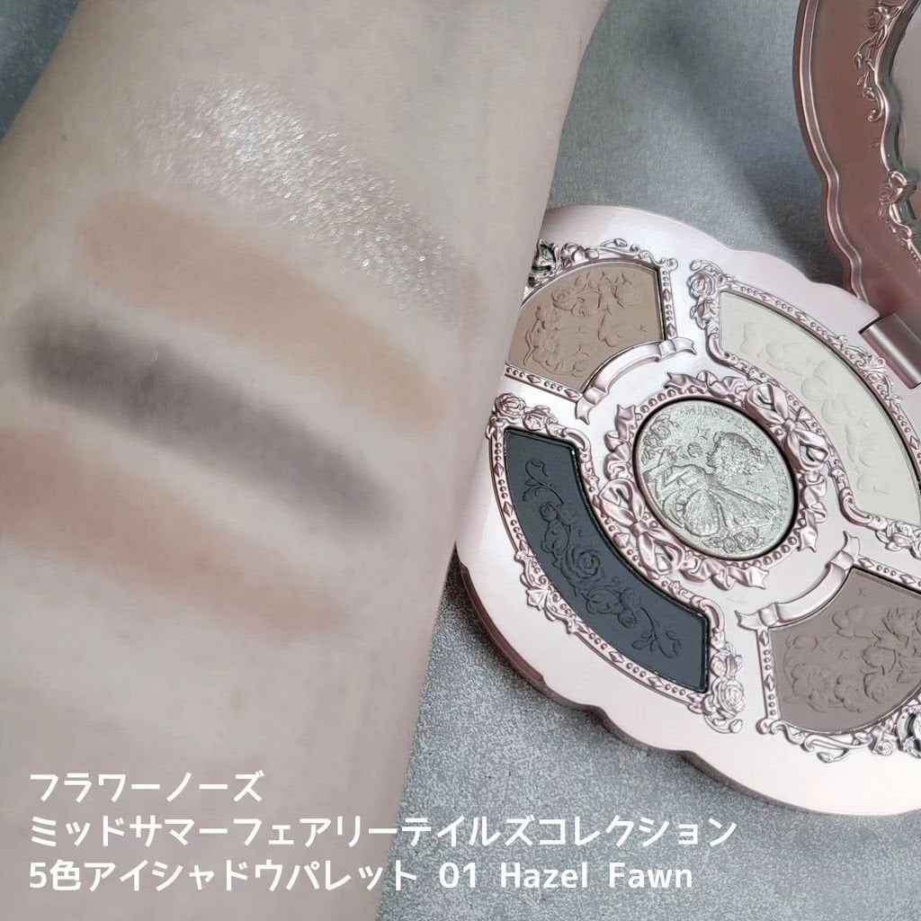 ミッドサマーフェアリーテイルズコレクション 5色アイシャドウパレット/FlowerKnows/アイシャドウパレットを使ったクチコミ(3枚目)