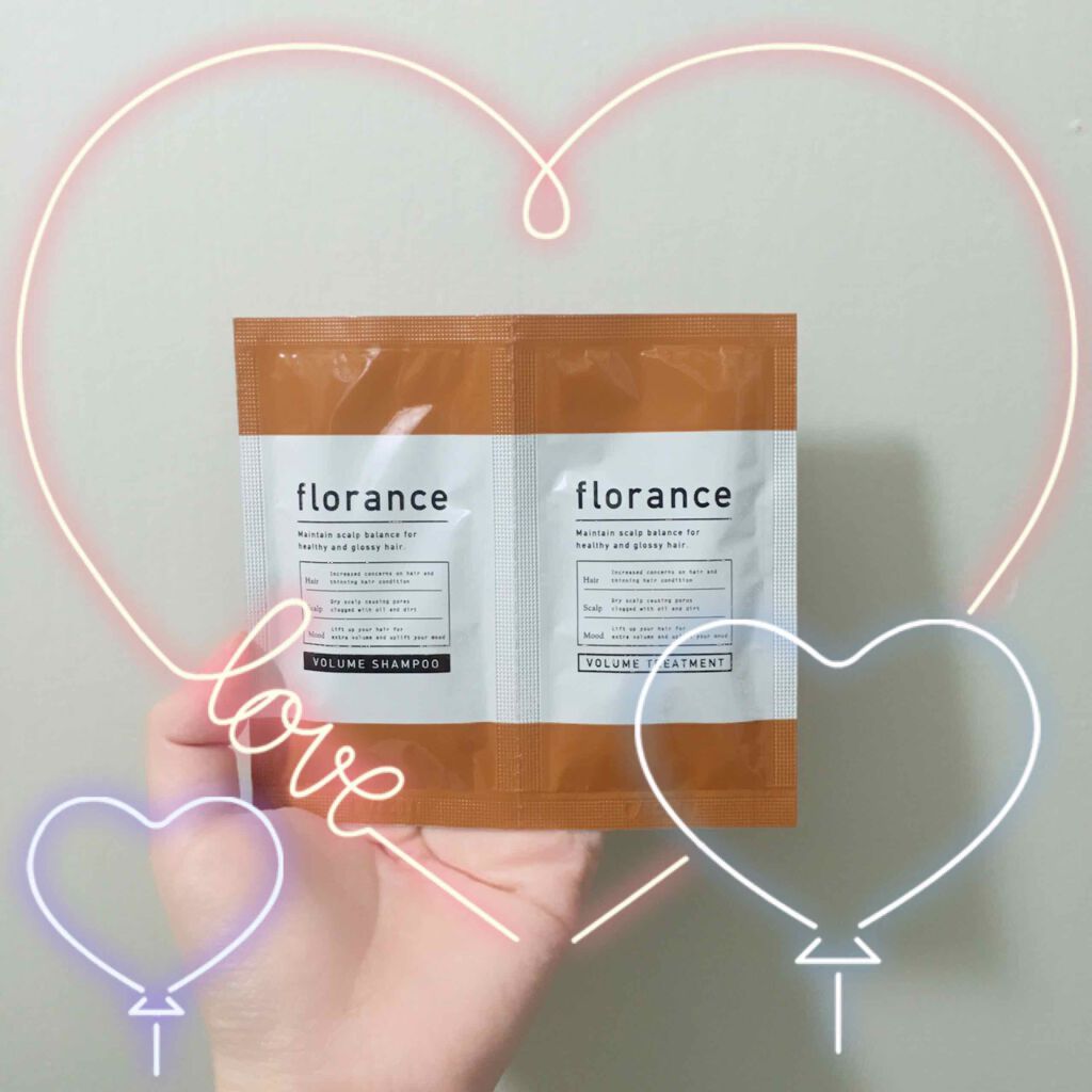ボリュームシャンプー/ボリュームトリートメント/florance/市販シャンプーを使ったクチコミ(1枚目)